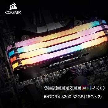 CORSAIR VENGEANCE RGB PRO DDR4 RAM 8GB 16GB 32GB 3000MHz 3200MHz 3600MHz DIMM Darbalaukio Atminties Juoda Balta