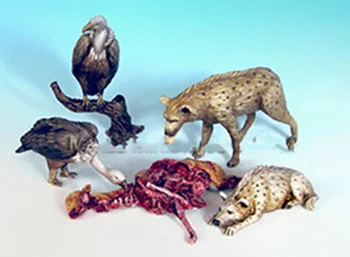 1/35 modernus gyvūnų nustatyti Dervos pav Modelis rinkiniai Miniatiūriniai gk Unassembly Unpainted